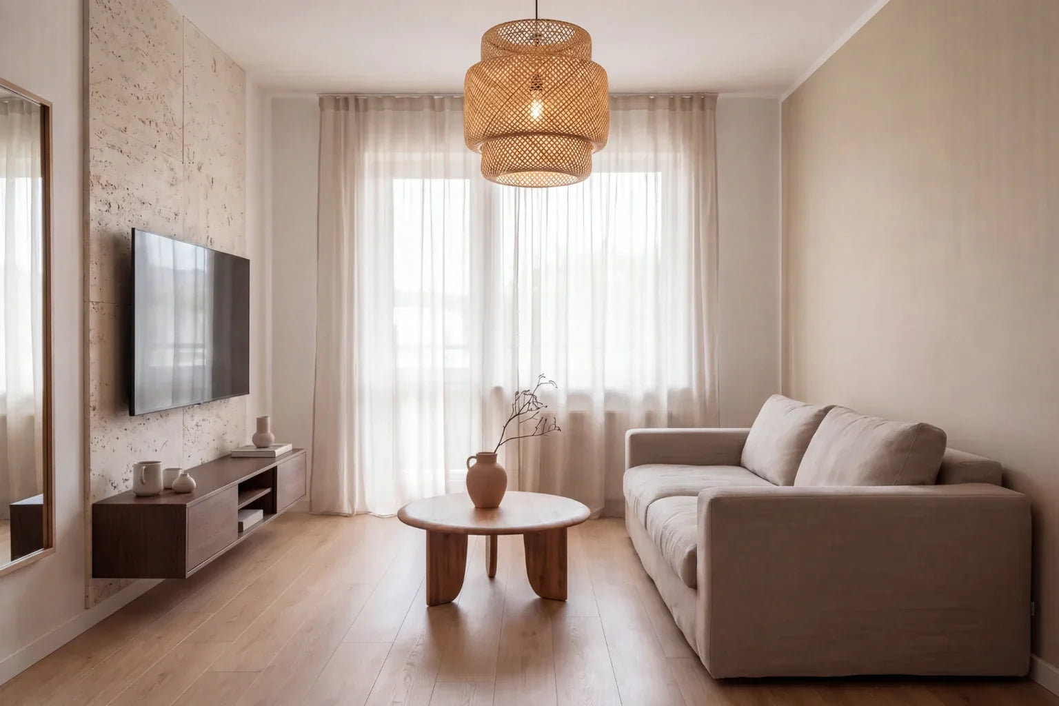 Een kleine woonkamer inrichten met meer ruimte, licht en sfeer
