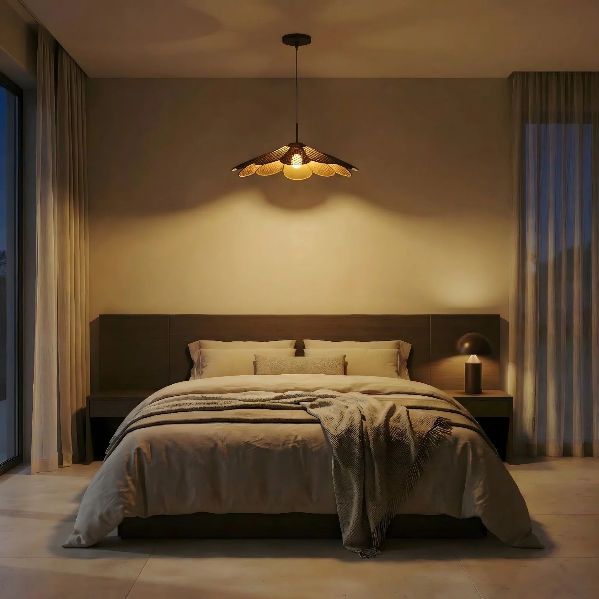 Houten-hanglamp-Florea-nacht2