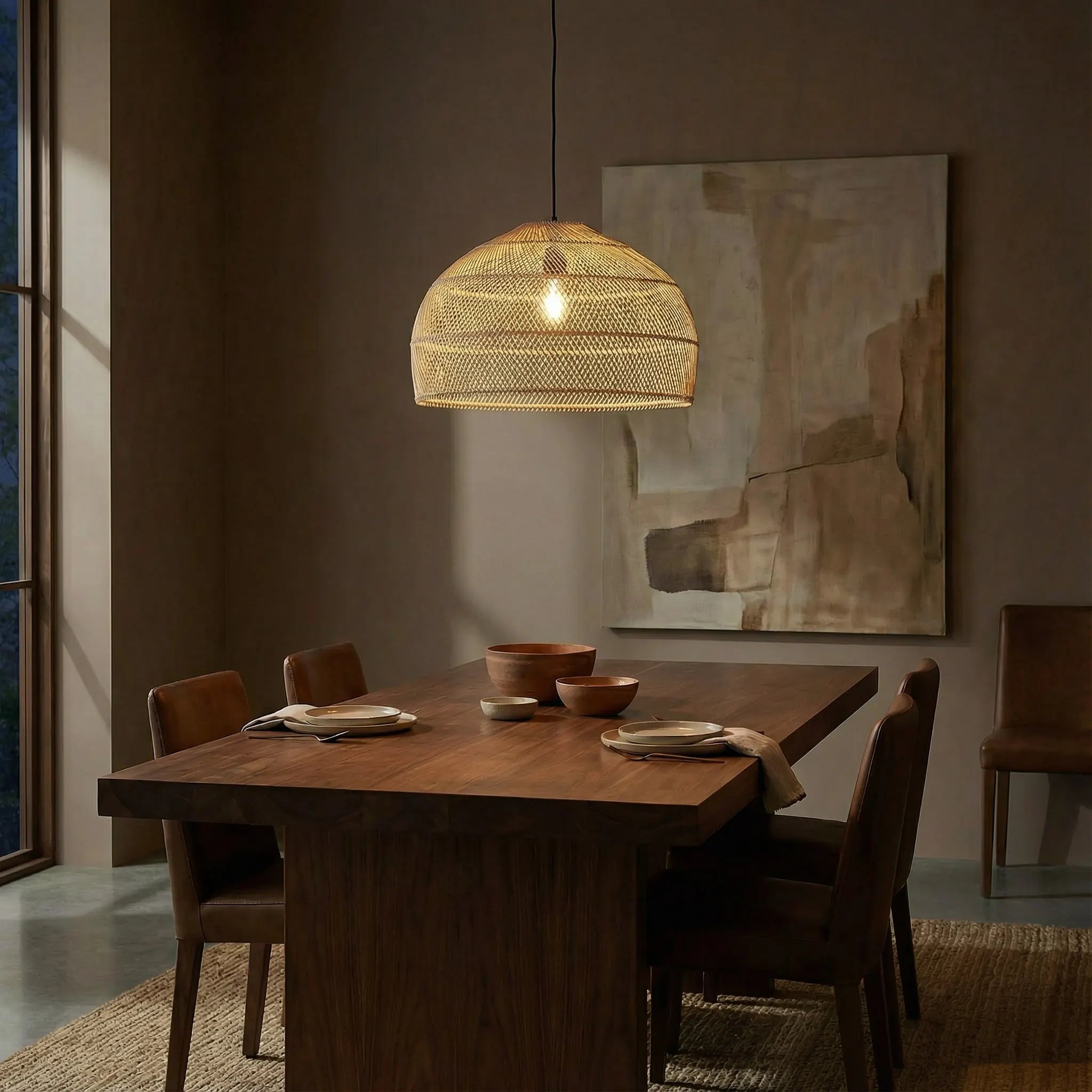 Rotan-hanglamp-Ayla-nacht