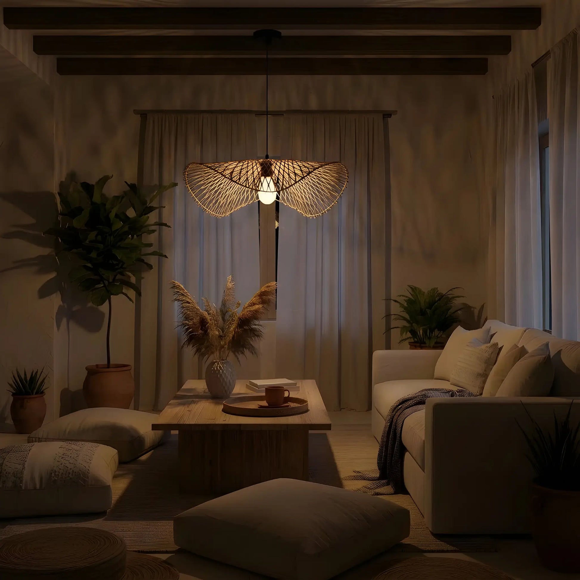 Bamboe-hanglamp-Vela-boho-donker