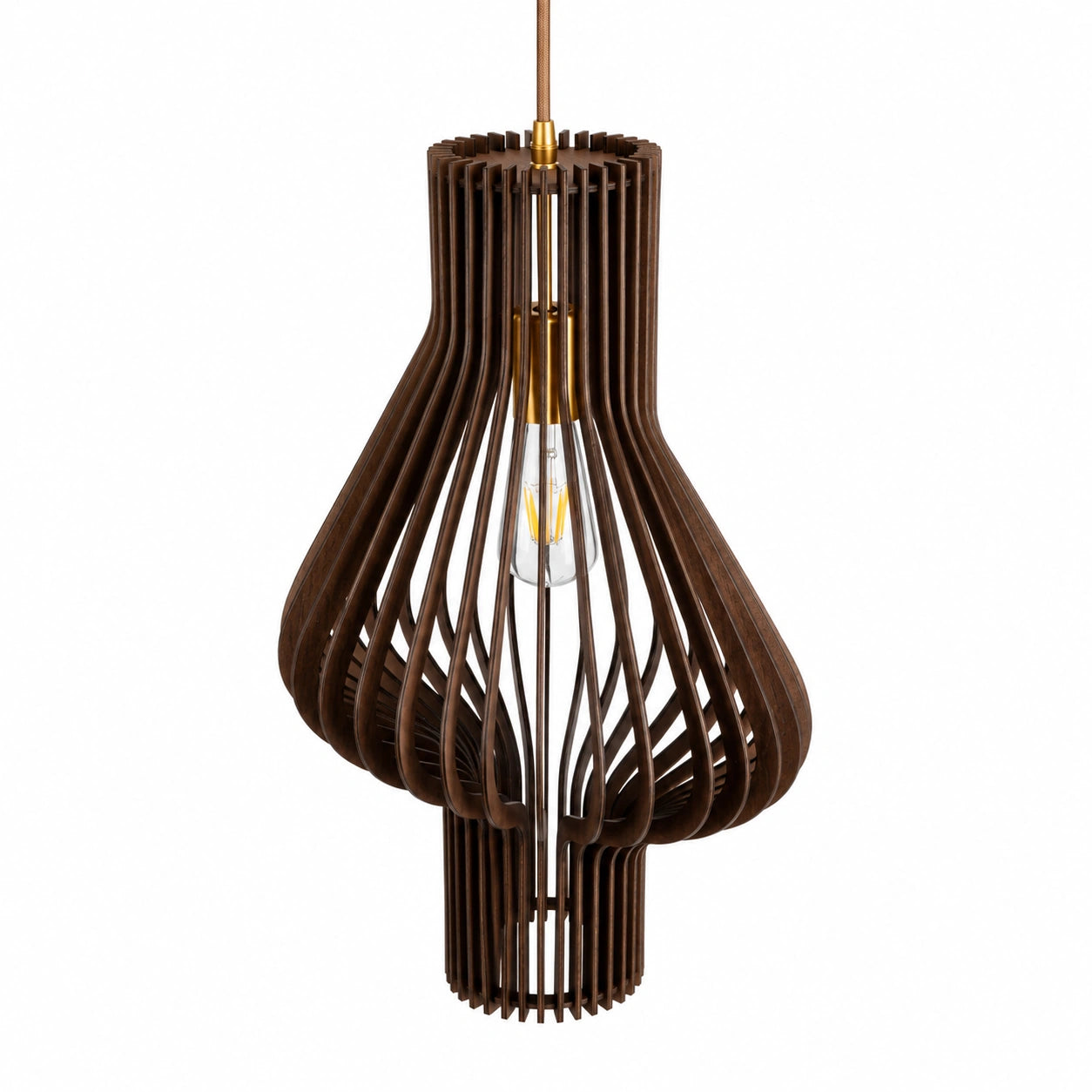 Houten hanglamp Amara