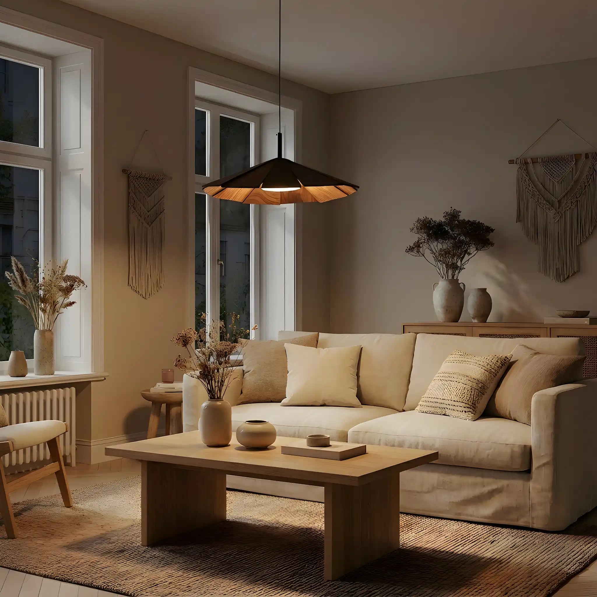 Houten-hanglamp-Elun-boho-donker